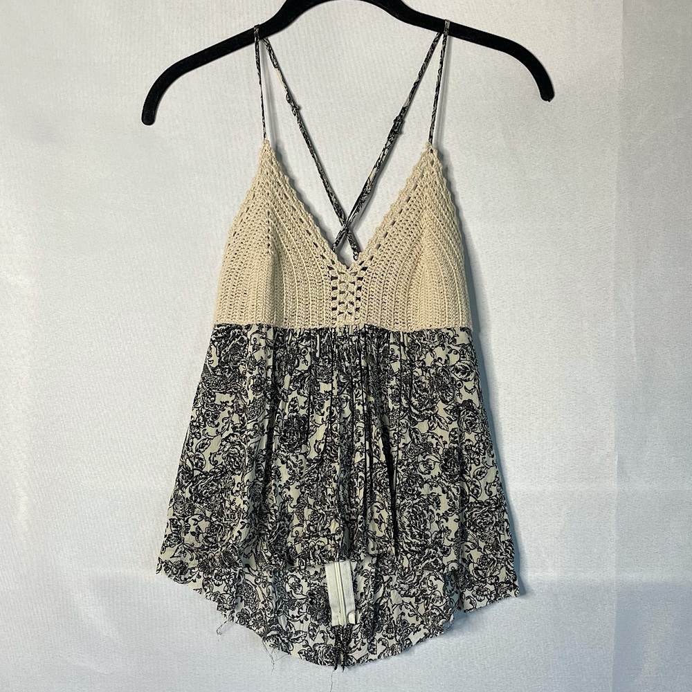 Floral Print Spaghetti Strap Top